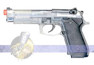 M92 Co2 Non Blowback Airsoft Pistol   Clear  