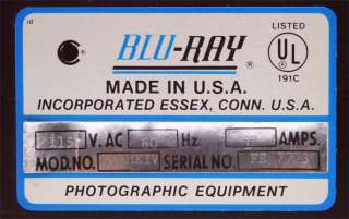 Blu Ray BXR Mark IV Radiograph Duplicator Medical  