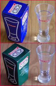 PERNOD GLASS BOXED NEW BLUE & GREEN RIM FREE POST UK  