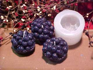 Pie insert 3 Inch Blueberry 1 Cav Silicone Mold # 1861  