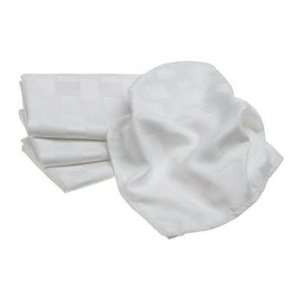  Reflections Microfiber Dinner Napkins 19x19 White 