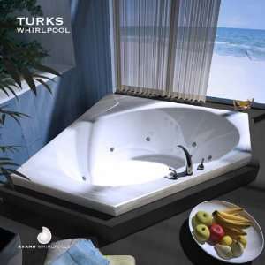   Tub with 8 Adjustable Water Jets, 1 HP Water Pump and Left Drain