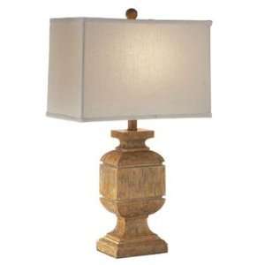  Set of 2 Beach Theme Bleached Wood Table Lamps with 