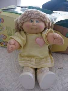 Vintage 1985 Cabbage Patch Kids Doll Coleco # 3900 Blonde Girl Org Box 