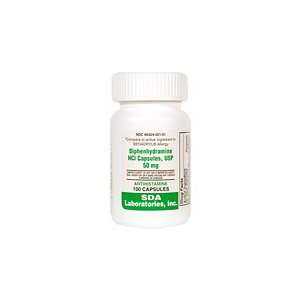  Diphenhydramine HCL [Compare to Benedryl] 50 mg, 100 