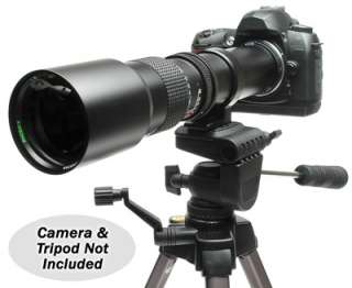 500mm Telephoto Lens Sony Alpha A390 A55 A290 Camera 720916090604 