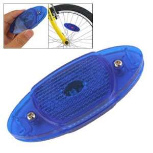  Como Bicycle Blue Casing Red LED Wheel Spoke Reflector 