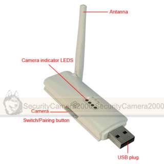 4Ghz Wireless IR Camera Waterproof Mini USB DVR Record Card Receiver