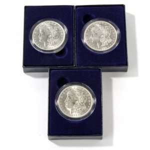  1921 Morgan Dollars (P D S) Mint Set in Capsules Sports 