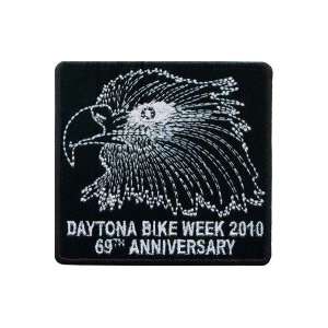 Daytona Bike Week 2010 Eagle 69th Anniversary Embroidered NEW Biker 