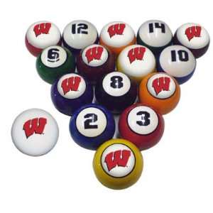  Wisconsin Badgers Billiard Balls