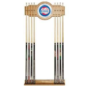   Angeles Clippers NBA Billiard Cue Rack with Mirror 