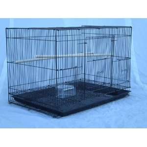    CASE OF 6 AVIARY BREEDING BIRD CAGES 24x16x16   BLACK