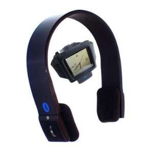 Stereo Headset . i10s Luxurious Black Tiny Bluetooth iPod Transmitter 