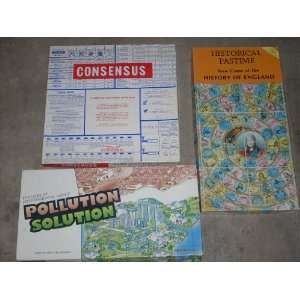 , Political, Environmental Board Games Includes CONSENSUS   A GAME 