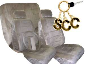 TAN Car Truck SUV Seat Covers LOADED interior package  