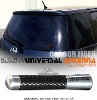 universal silver with carbon fiber short antenna 100 % brand new 