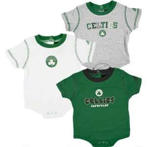  Boston Celtics Infant 3 Piece Body Suit Set Sports 
