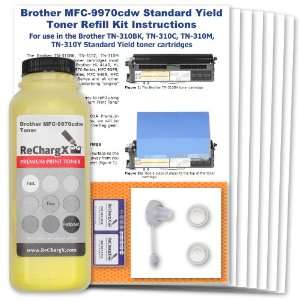  Brother MFC 9970cdw Standard Yield Yellow Toner Refill Kit 