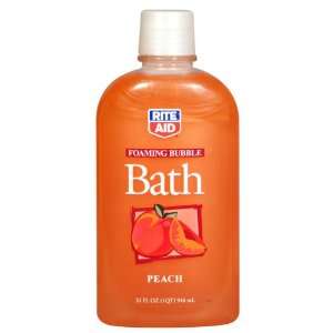  Rite Aid Foaming Bubble Bath, Peach Milk Bath Beauty