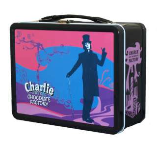 Charlie And The Chocolate Factory Willy Wonka Movie Metal Lunchbox 