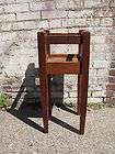 Antique Mahogany Mission Gustav Stickley Plant stand w tapered legs