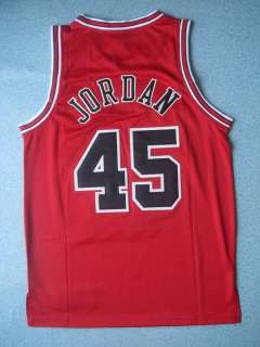 Michael Jordan #45 Chicago Bulls Throwback Swingman Jersey S XXL NWT 