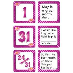  May Polka Dots Calendar Days Story