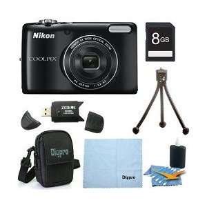 Nikon COOLPIX S4300 16MP 3 inch Touch Screen Digital Camera 8GB Black 