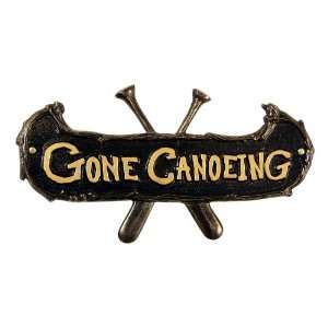    Gone Canoeing Sign   Camping Trailer Sign Patio, Lawn & Garden