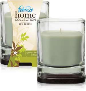  Febreze Home Collections Green Tea Citrus Soy Blend Candle 