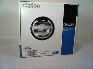 CLARION CMQ2510W 10 MARINE AUDIO SUBWOOFER WATER RESISTANT 4 OHM 300 