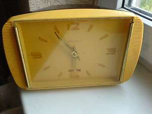 VESNA Rare Russian Bakelite Mantel Table Clock  