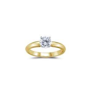   Carat 18K Yellow Gold Four Prong Diamond Engagement Ring (H I/SI1) 9.0