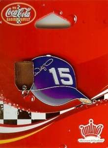NASCAR ~ MICHAEL WALTRIP #15 ~ COCA COLA ~ CAP HAT PIN  