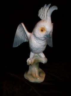 BRAD KEELER VINTAGE COCKATIEL CERAMIC SCULPTURE  