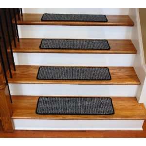  Washable Non Skid Carpet Stair Treads   Silvered Sky (13 