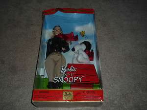 Mattel Collectors Edition Barbie with Snoopy as the Red Baron New 