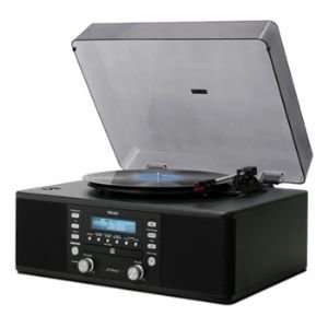  TEAC LPR400 Turntable CD Recorder and Radio (Black 