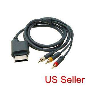 Composite AV High Definition TV Cable For XBOX 360 NEW  