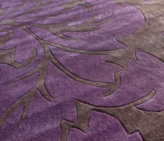 Contemporary Large Area Rugs Carpet Elegance Hand Tufted Thick Purple 