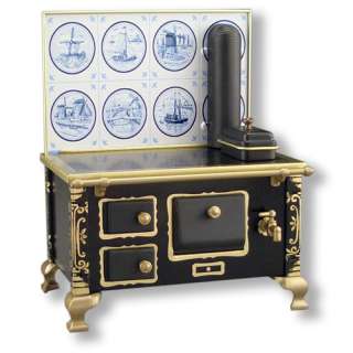 Lithographed tin cook stove in perfect 112 scale. Reasonably priced 