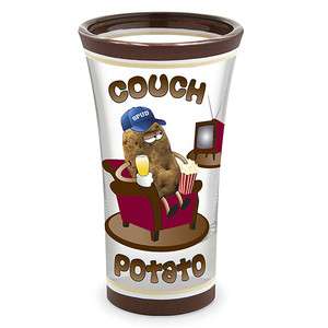 Couch Potato Hand Decorated Shot Glass  