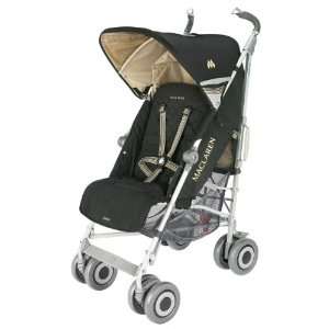  Maclaren Techno XLR Stroller, Black/Champagne Baby