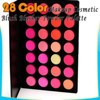 28 Color Makeup Cosmetic Blush Blusher Powder Palette C288  