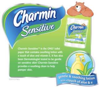 Charmin Sensitive(TM) is the ONLY toilet paper that contains soothing 