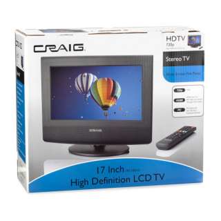 Craig 17 High Definition LCD Color TV   720p NIB  