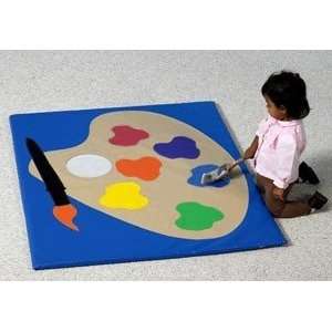  Artist Palette Floor Play Mat for Kids