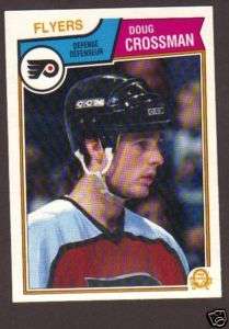 1983 84 OPC Hockey Doug Crossman #263 Flyers NM/MT  
