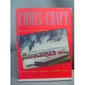  Vintage 1941 Chris Craft Boat Catalog Very Good Condition 
